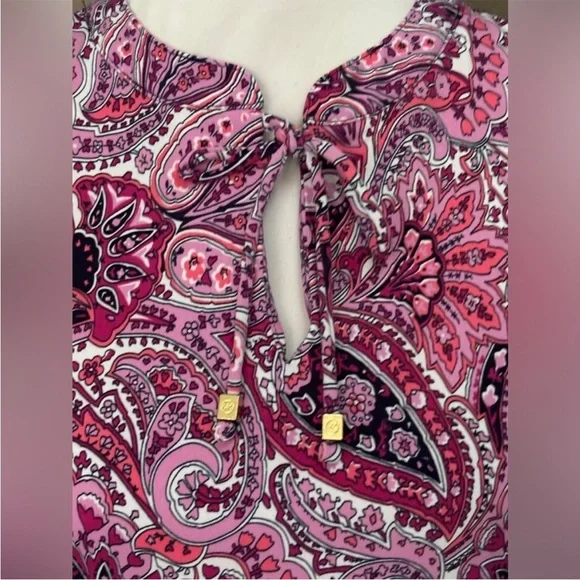 MICHAEL Michael Kors Pink and Purple Paisley Dress - Picture 2 of 6